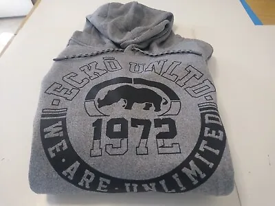 Ecko Unltd Pullover Fleece Hoodie Mens XL Grey Marled Color • $24.50