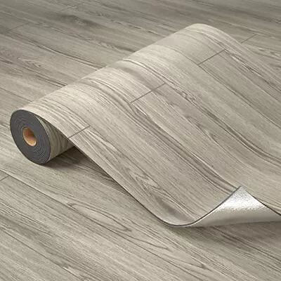 Oxdigi Peel And Stick Vinyl Flooring Roll 23 X 393 /64 Sq.Ft Thicken Self Ad... • $101