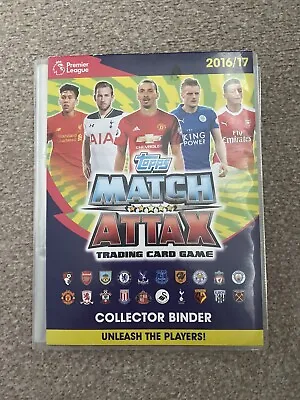 Match Attax 2016/2017 Partly Complete Binder. Attacks 2016/17 16/17 Book • £20