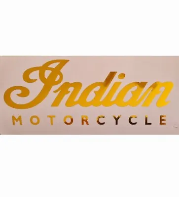 Indian Motorcycle Tank Decal Sticker X 2 Classic Vintage Vinyl Decals Stickers  • £2.95