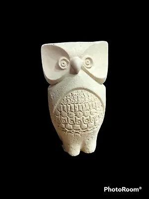 Vintage Marbell Stoneart Belgium Owl Sculpture Mid Century Modern • $27.95