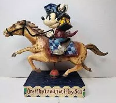 Jim Shore  DETERMINED PATRIOT  Disney Mickey Mouse On Horse 2005 Retired 4004153 • $45