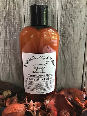 LOTION Goats Milk Scented Body 8oz FALL Scents Moisturizing 21 Scents U Choose  • $10