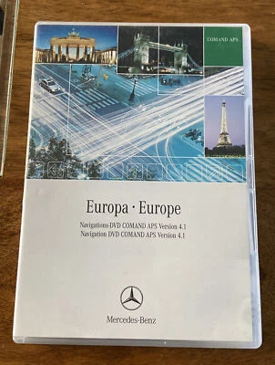 £34.95 • Buy Mercedes Sat Nav Navigation Dvd Comand Aps 4.1 Europe E Class S Class Sl Slk Cl