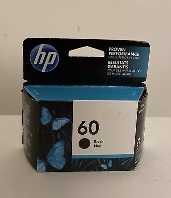 HP 60 BLACK INK CARTRIDGE CC640WN Expired 8/2017; Unopened Package • $13