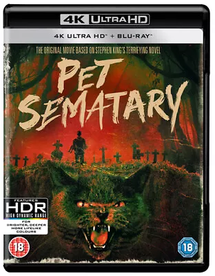 Pet Sematary (4K UHD Blu-ray) Brad Greenquist Susan Blommaert Denise Crosby • £18.42