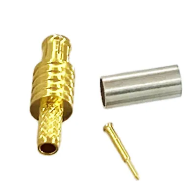 $5.27 • Buy 5PCS MCX MALE Plug RF Coax Connector ST Crimp For RG316 RG174 Cable Goldplated