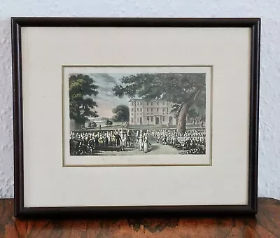 £27 • Buy ‘Miss Worthy’s Marriage, Dr. Syntax In The Chair’  Framed Antique Print