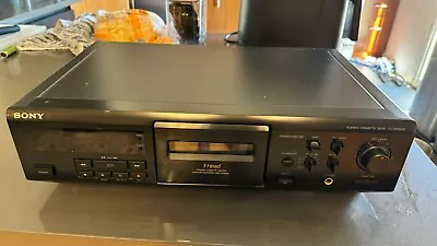 SONY TC-KE500S STEREO CASSETTE DECK 3-HEAD PLAYER Doesn't Play AS-IS For Repair • $90