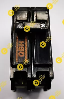 QBH220 Eaton 20 Amp 2 Pole Circuit Breaker Type QBH • $51