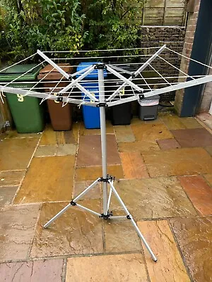 £4.99 • Buy Sunncamp Rotary Clothes Airer Ideal Camping Accessory, Excellent Condition