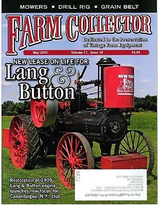 Lang & Button Engine Restore Horse Drawn Mower Collection Grain Belt Tractor • $19.90