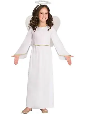 Child Nativity Angel Gabriel Fancy Dress Costume Christmas Girls Kids Outfit New • £11.99