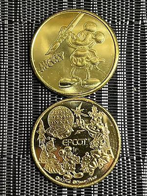 Walt Disney World Mickey Painting 2024 Collection Gold/bronze Medallion Coin • $14.95