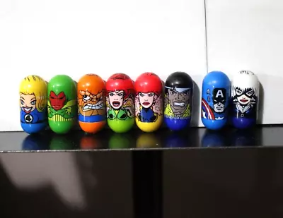 Marvel Mighty Beanz Mixed Lot Of 8-- 2010 Fantastic 4 X-Men Ect • $7.96