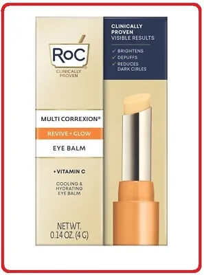 RoC Multi Correxion Revive And Glow Vitamin C Under Eye Balm - 0.14oz New In Box • $19.55