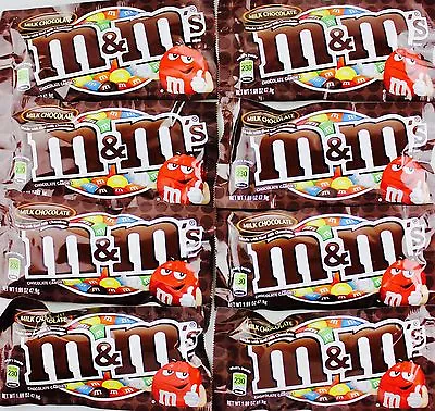 Mars M&M's Milk Chocolate Candy Singles Full-Size 1.69 Ounce Packs • $14.88