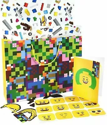 LEGO EXCLUSIVE - LEGO VIP Gift Bag / Gift Wrap / Gift Tag Set Limited!! New!! • $12.75