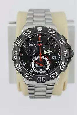 Tag Heuer Formula One F1 Mens Watch CAH1110.BA0850 Black Silver Chronograph 8  • $855