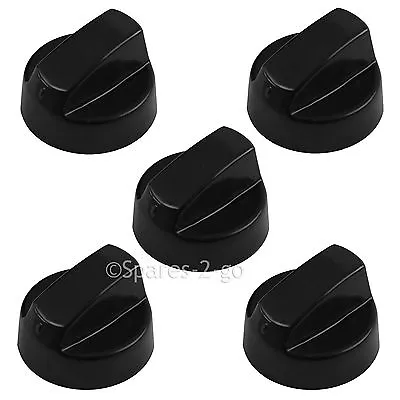 5 X BOSCH Black Oven Cooker Hob Control Knob Switch + Complete Adaptor Kit • £10.79