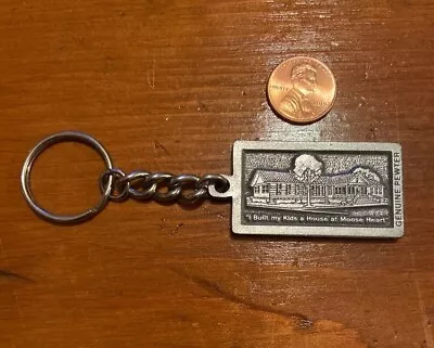 Pewter Keychain Virginia House A Moose Legion Project Double Sided • $6.99