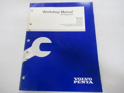 2000 Volvo Penta EFI Diagnostic Workshop Manual P/N 7797354 • $20.87
