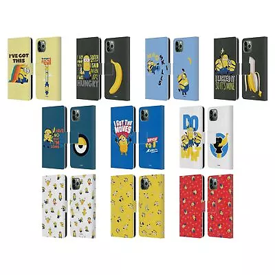 MINIONS RISE OF GRU(2021) HUMOR LEATHER BOOK WALLET CASE FOR APPLE IPHONE PHONES • $22.95