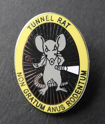 Tunnel Rat Vietnam Vet Veteran Usa Forces Lapel Hat Pin Badge 1 Inch • $5.64