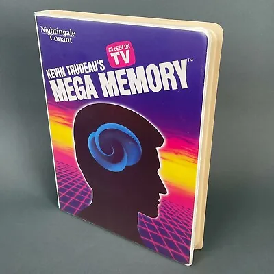 '91 Kevin Trudeau's Mega Memory Audio Tape Cassette Set Guide Workbook Complete • $58