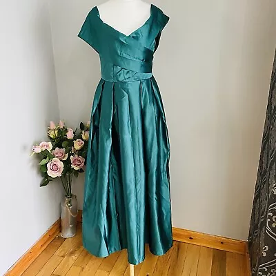 Faeriesty Green Gals Prom Maxi Dress S • £25