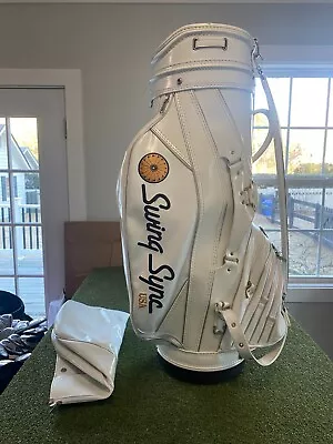 Swing Sync USA Cart Golf Bag ... 6-way ... White • $171.47