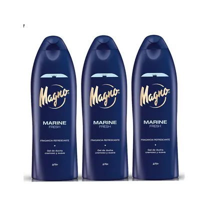 Magno Shower Gel Marine Fresh 550 Ml (Pack Of 3) • $26.97