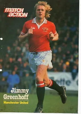 Jimmy Greenhoff (Manchester Unted) Signed Picture • £5.99