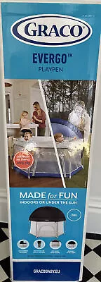 New Graco EverGo Baby Playpen - Rubix Large Travel Cot • £55.99