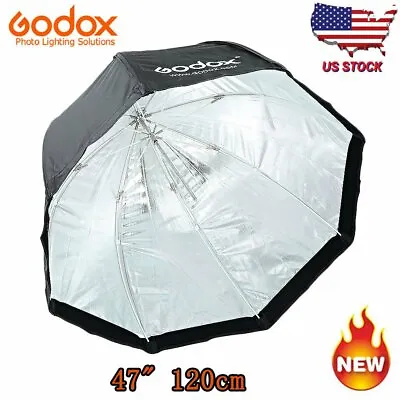 Godox 120cm 47  Softbox Octagon Mount For Studio Strobe Camera Flash US • $37.59