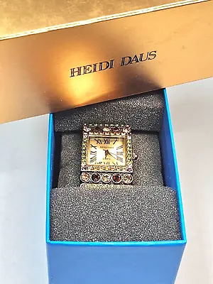 Designer Heidi Daus B7715 Multicolor Stones Ladies Quartz Watch • $49.99