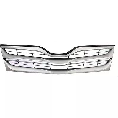 Grille For 2013-2016 Toyota Venza Silver Shell W/ Black Insert Plastic • $128.07