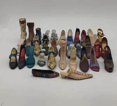 £15.99 • Buy 'Just The Right Shoe' Miniature Figurines Mixed Lot Over 34 Pieces Hand Painted