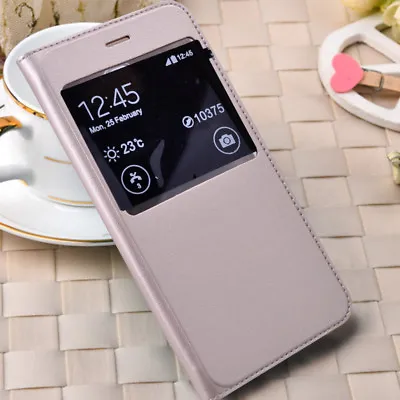 $27.70 • Buy Cover Case Flip Cover Book Window Sony Xperia Xz + Glass To Choose Gold