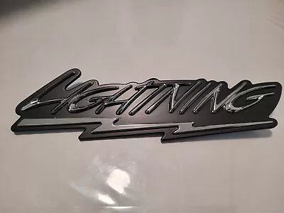 Fender Emblem Lightning  1999-2004 Ford Truck Plastic Black And Chrome  • $39.99