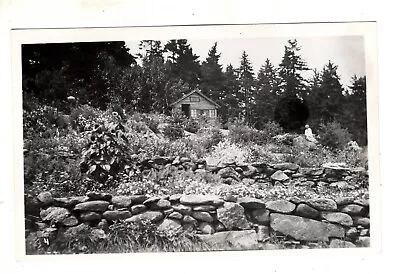 Postcard RPPC Maine Linconville House Stone Fence  Vintage • $5.90