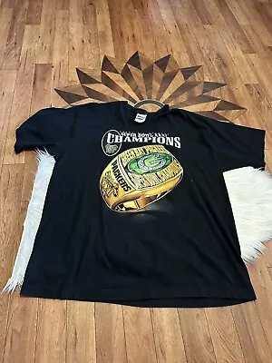 VTG 1997 Green Bay Packers Super Bowl XXXI Champions Ring T-Shirt XXL Pro Player • $49.99