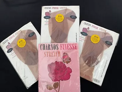 VINTAGE STOCKINGS SIZE  10.5-11  X 4 ~ CHARNOS FINESSE • £16