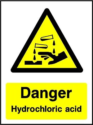 £16.40 • Buy Danger Hydrochloric Acid