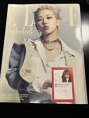 Elle Korea Magazine June 2021 Edition Blackpink Rosé • $20