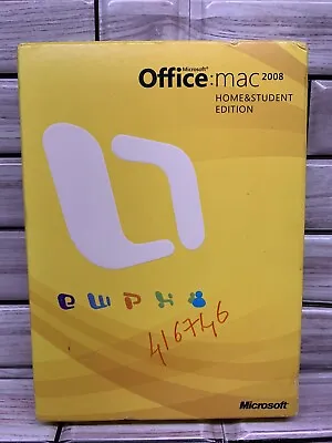 Microsoft Office 2008 Home And Student Edition For Mac • $14.99