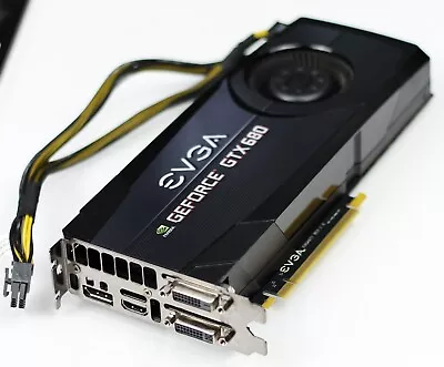 EVGA GeForce GTX 680 2GB GDDR5 Graphics Card & Power Dongle 4 Monitors • $64.99