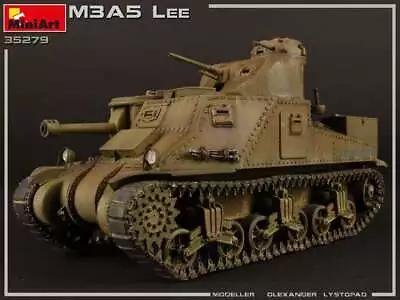 MiniArt 35279 1:35 M3A5 Lee Military Tank Model Kit • $72.39