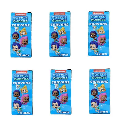 Bubble Guppies 2.75  Crayons (4 Packs Set Of 6) • $7.99