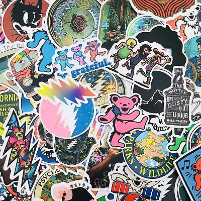 50 Grateful Dead Stickers Classic Vinyl Decals Artist Musician Bear Variety • $6.75